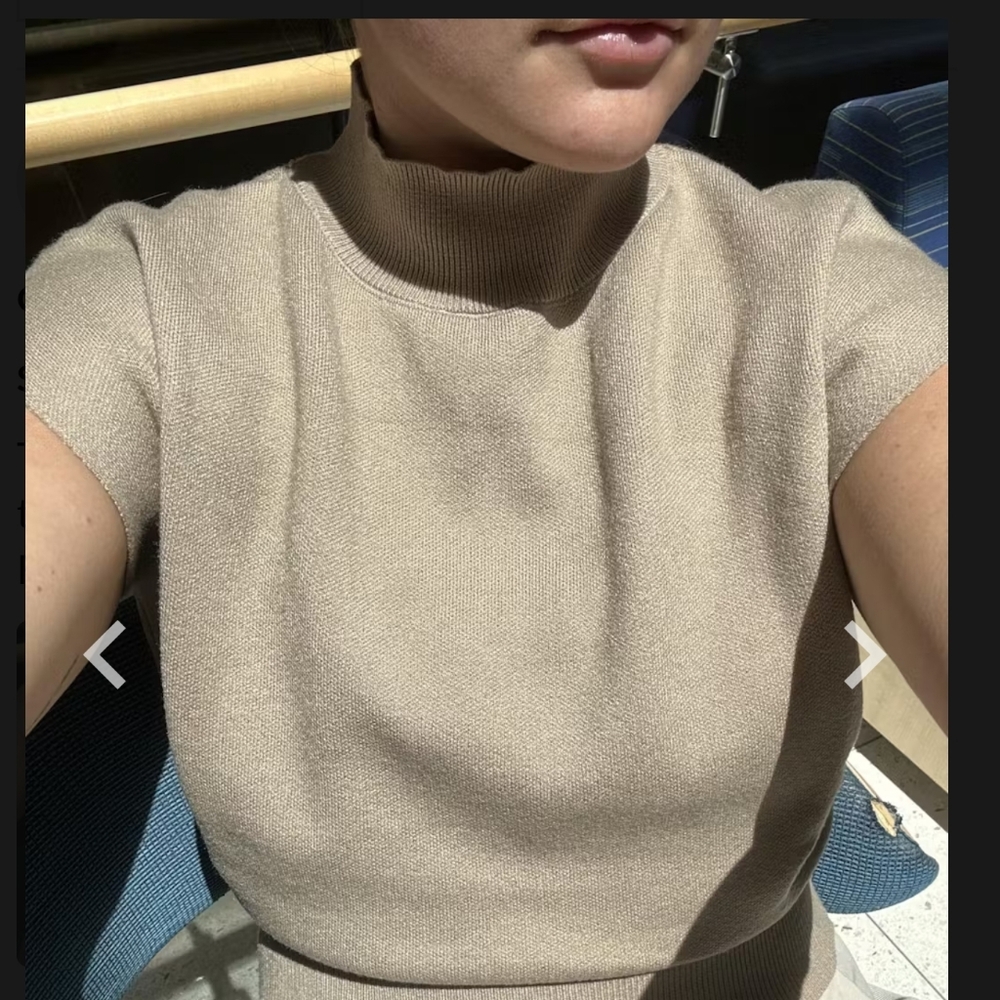 NWT Commense Leisurely Solid pullover sweater vest in khaki size  large - Picture 11 of 16